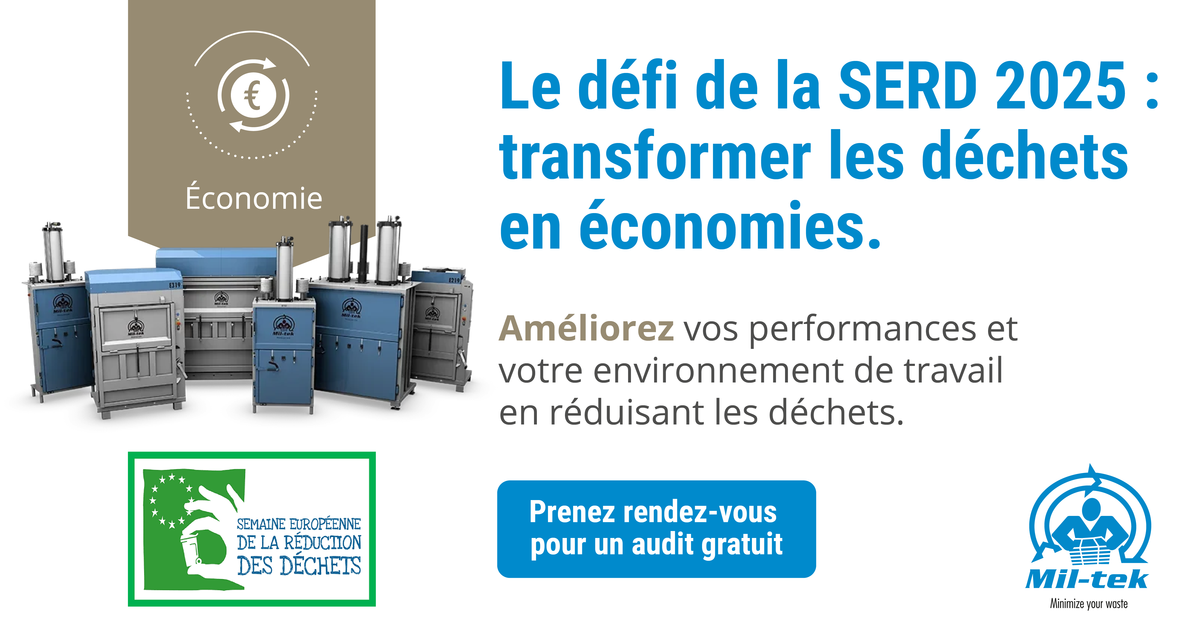 Compacteurs Mil-tek et semaine reduction dechets