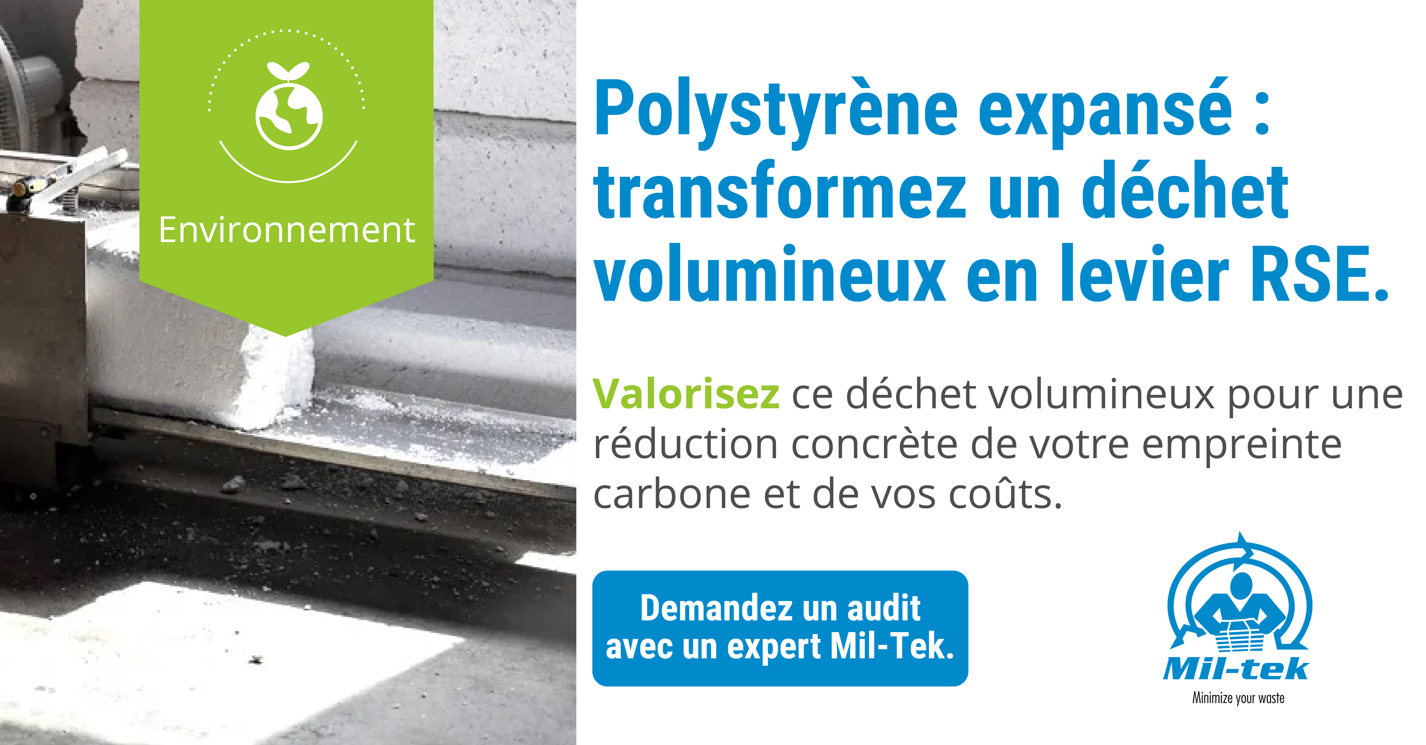 Compactage de PSE : une solution écologique et responsable