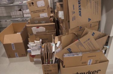 dechets-de-carton-dans-le-secteur-de-la-sante