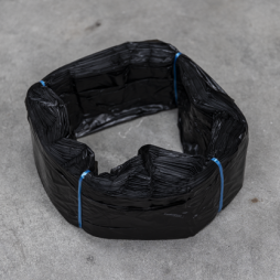 Rouleau de sacs à déchets noir sans fin