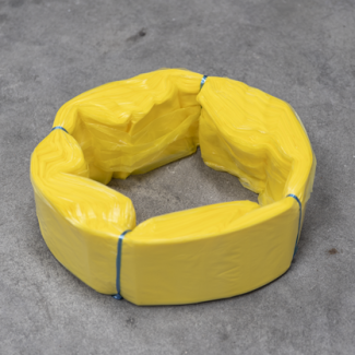 Rouleau de sacs à déchets jaune sans fin