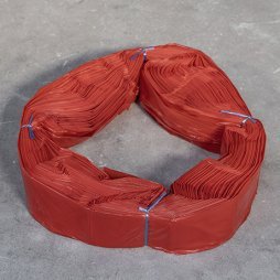 Grande rouleau de sacs à déchets rouge sans fin