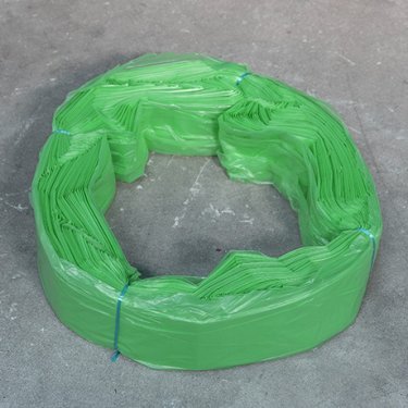 Grand sac plastique sans fin vert pour Infinity