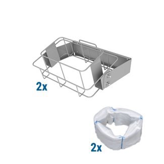 Support mural pour déchets et sacs sans fin