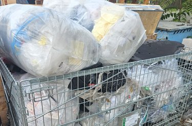 sacs de déchets plastiques